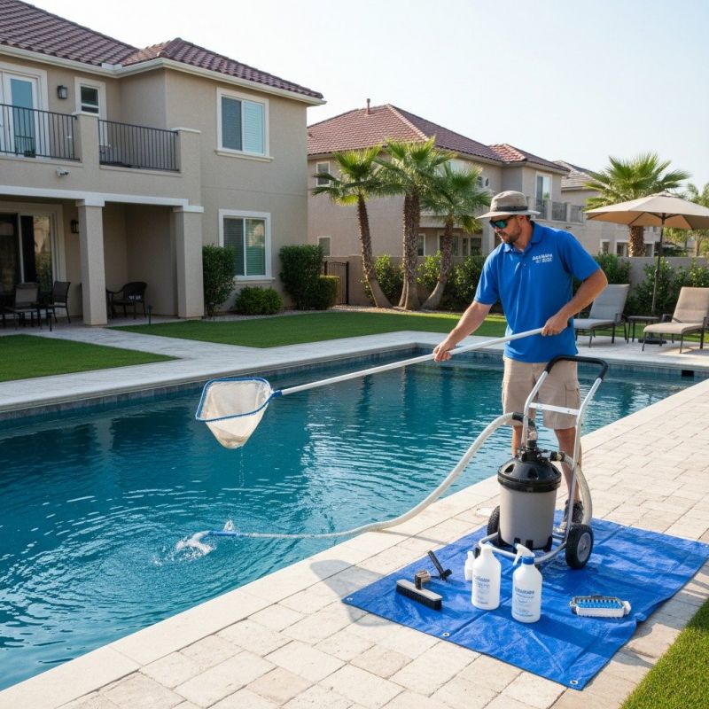 Swimming Pool Vacuuming detail